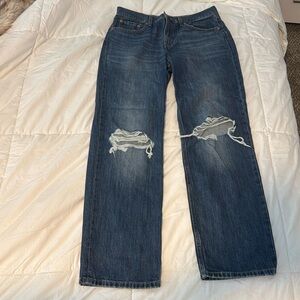 Levi’s 90’s straight jeans ripped